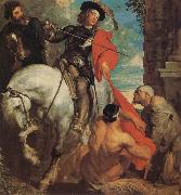 Anthony Van Dyck St Martin Dividing his Cloak oil on canvas